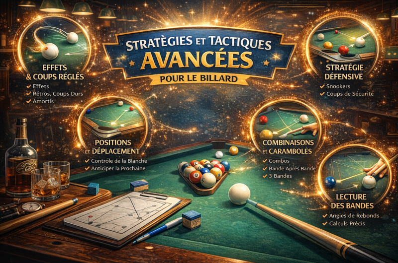 Stratégies et tactiques avancées pour le billard