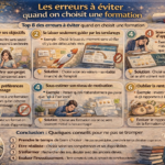Les erreurs à éviter quand on choisit une formation