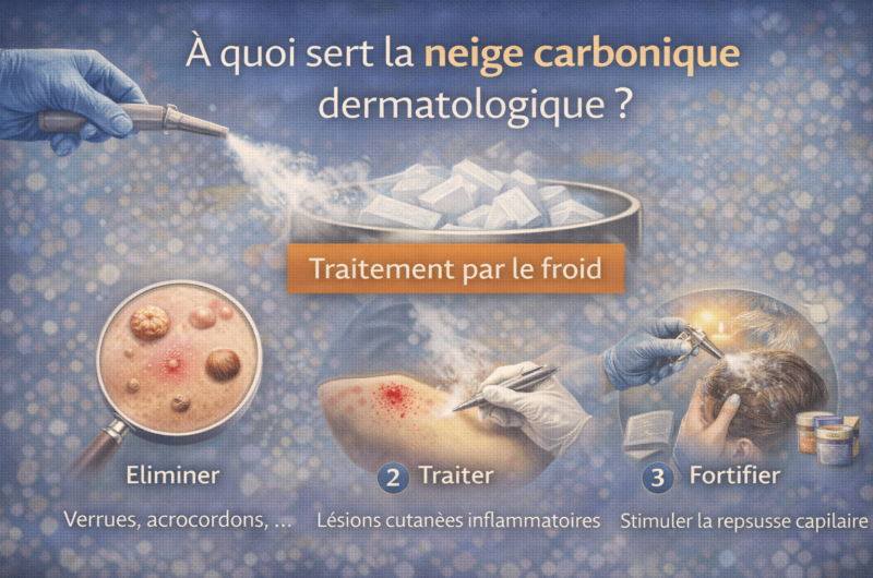 A quoi sert la neige carbonique dermatologique ?