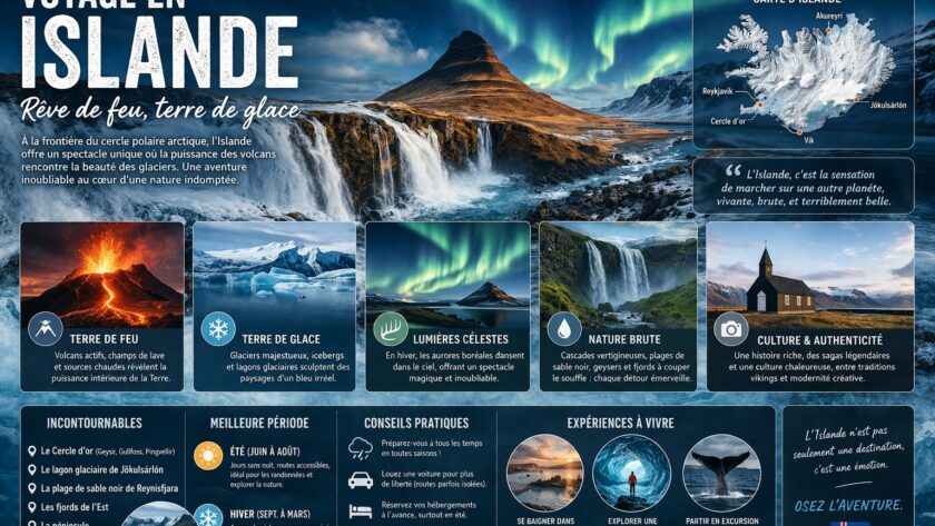 Voyage en Islande : rêve de feu, terre de glace