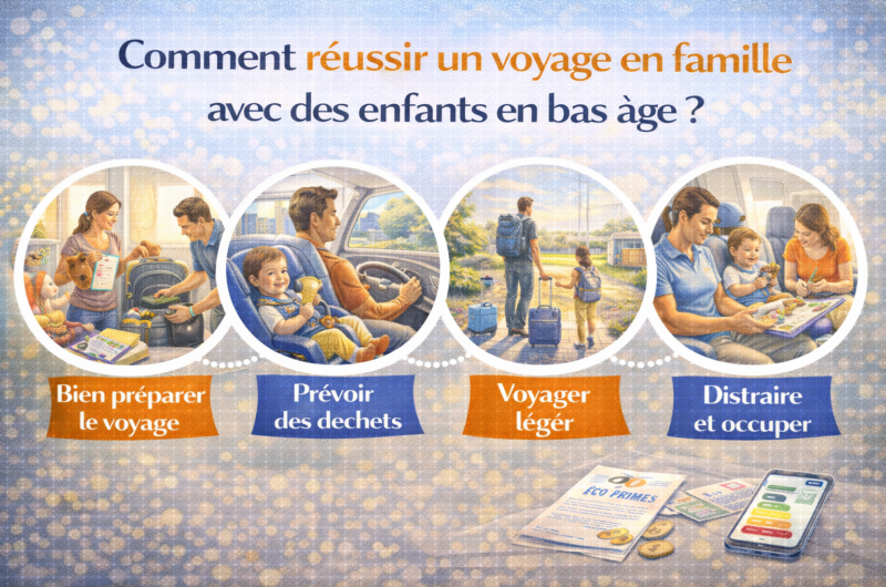 Comment réussir un voyage en famille avec des enfants en bas âge ?