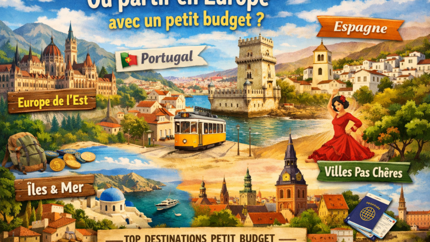 Où partir en vacances en Europe avec un petit budget ?