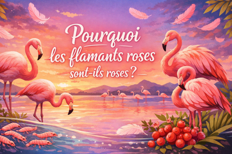 Pourquoi les flamants roses sont-ils roses ?