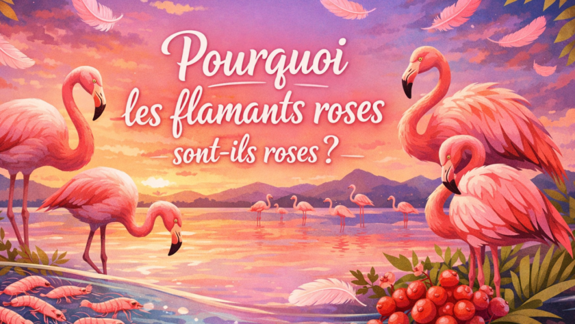 Pourquoi les flamants roses sont-ils roses ?