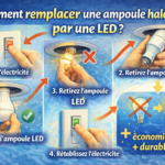 Comment remplacer une ampoule halogène par une LED ?