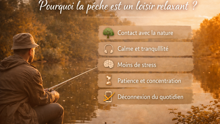 Pourquoi la pêche est un loisir relaxant