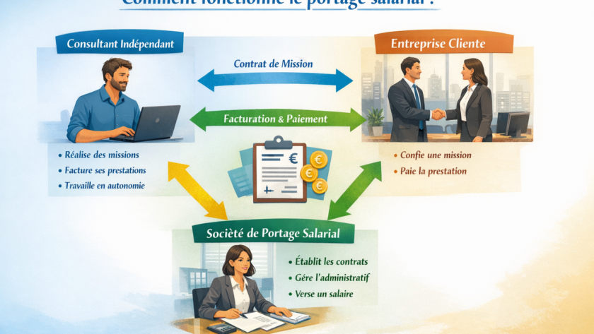 Comment fonctionne le portage salarial ?