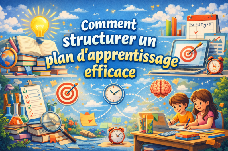Comment structurer un plan d’apprentissage efficace