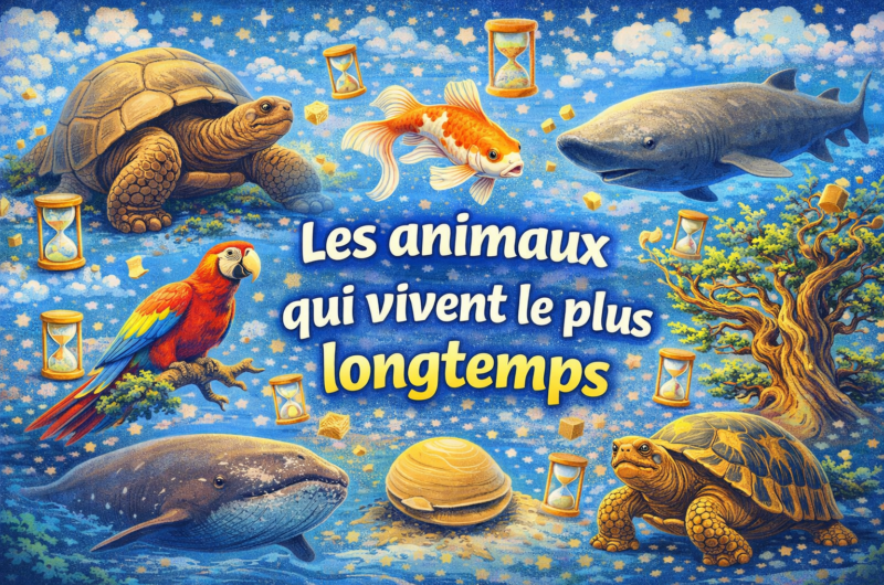 Les animaux qui vivent le plus longtemps