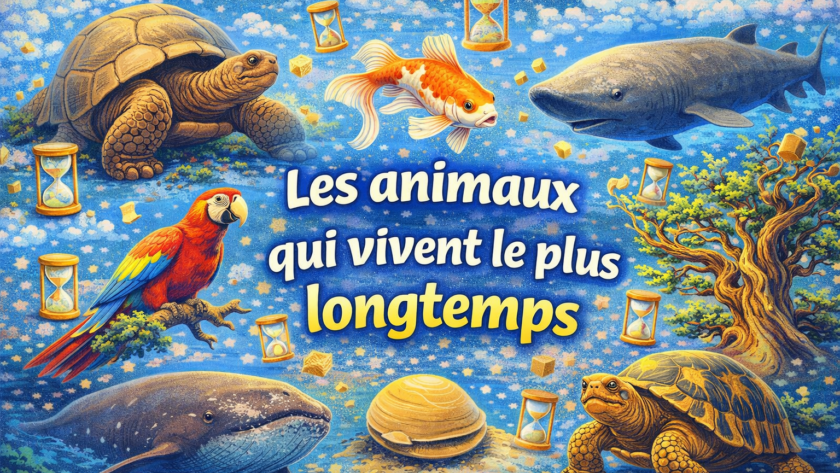 Les animaux qui vivent le plus longtemps