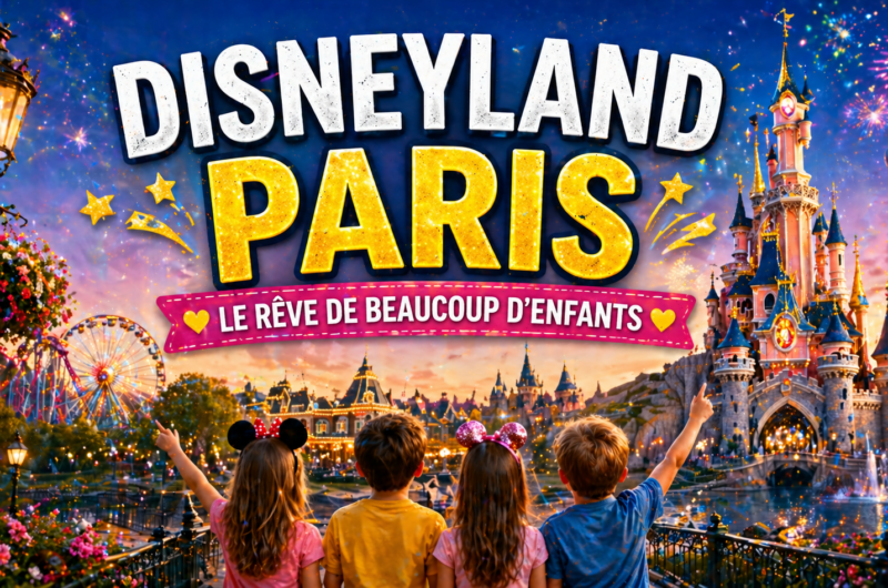Disneyland Paris : le rêve de beaucoup d’enfants