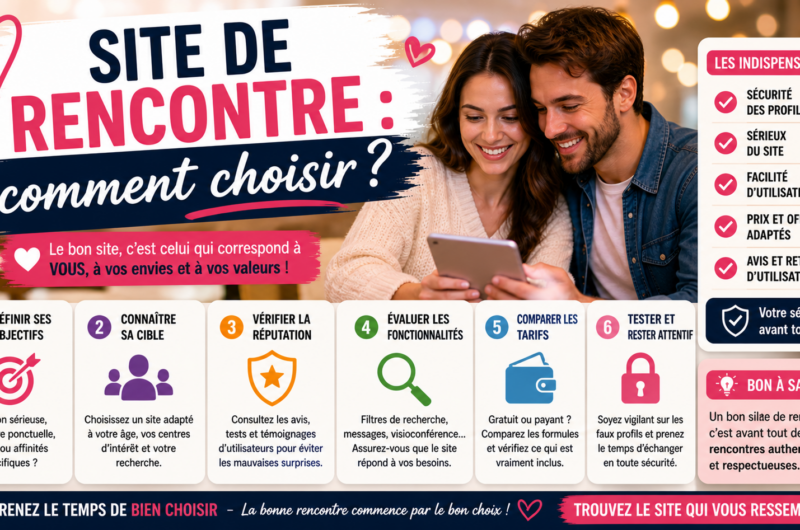 Site de rencontre : comment choisir ?
