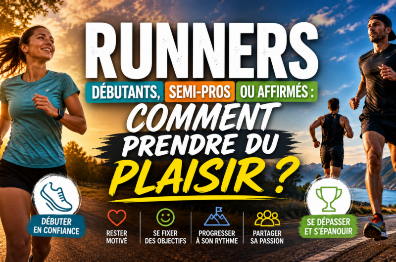 Runners débutants, semi-pros ou affirmés : Comment prendre du plaisir ?