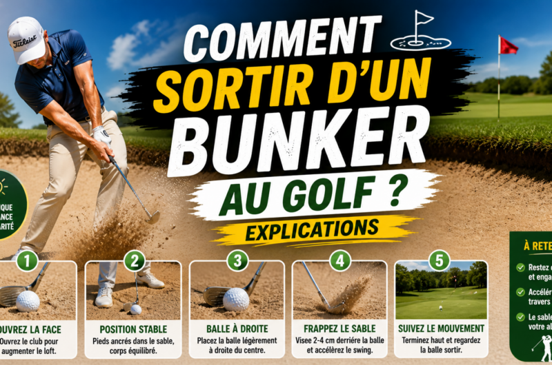 Comment sortir d’un bunker au golf ? Explications