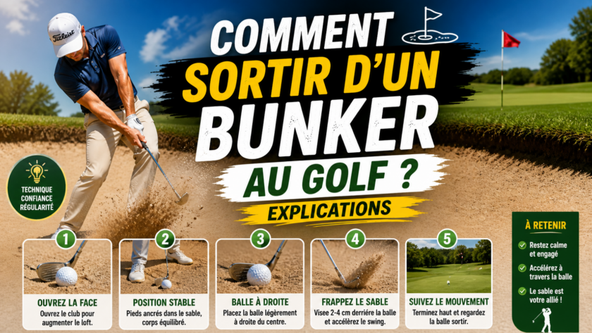 Comment sortir d’un bunker au golf ? Explications