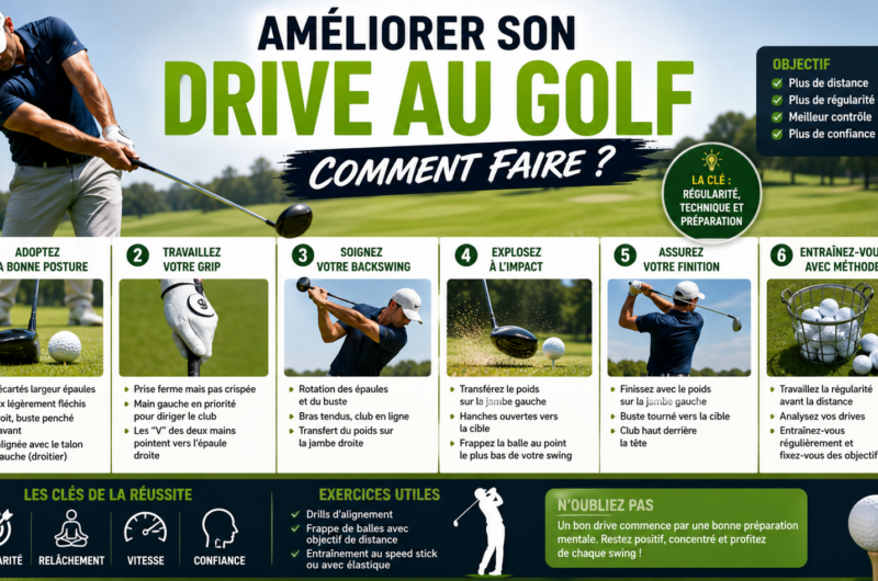 Améliorer son drive au golf : Comment faire ?