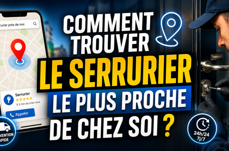 Comment trouver le serrurier le plus proche de chez soi ?