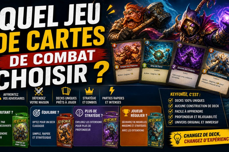 Quel Jeu de cartes de combat choisir ?