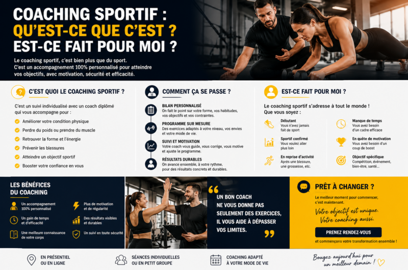Coaching Sportif : qu’est-ce c’est ? Est-ce fait pour moi ?