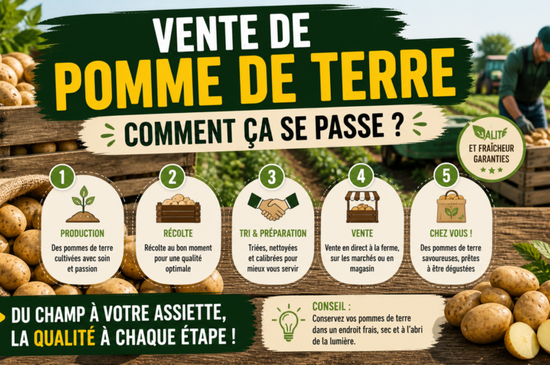 Vente de pomme de terre : Comment ça se passe ?