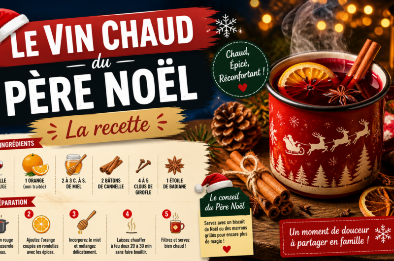 Le vin chaud du Père Noël : La recette