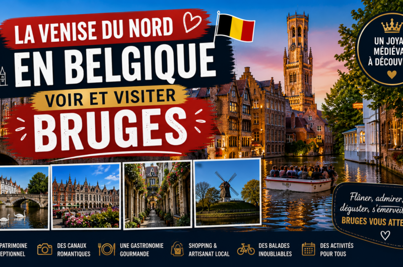 La Venise du Nord en Belgique : Voir et visiter Bruges