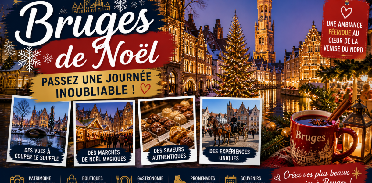 Bruges de Noël, passez une journée inoubliable !