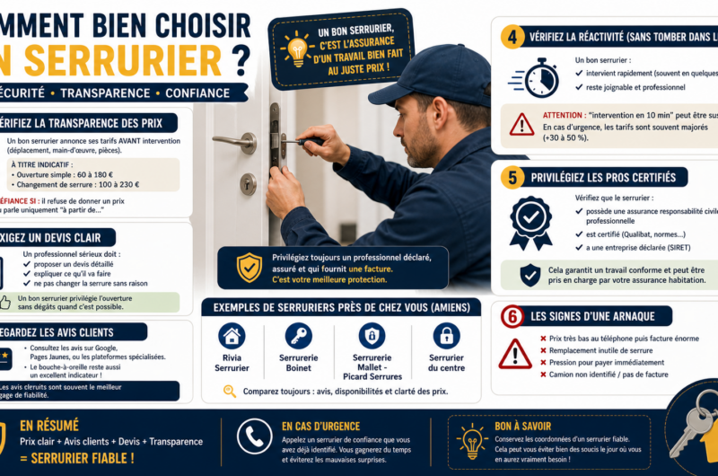 Comment bien choisir un serrurier à votre avis ?