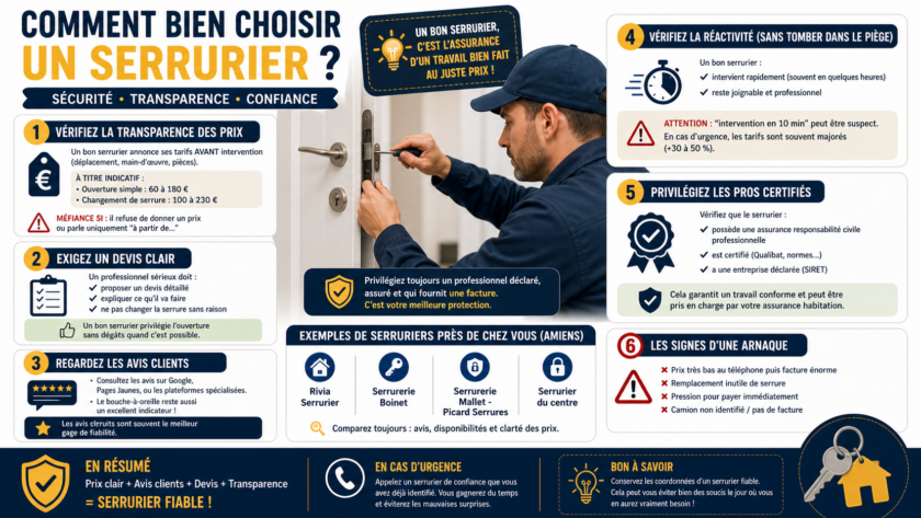 Comment bien choisir un serrurier à votre avis ?