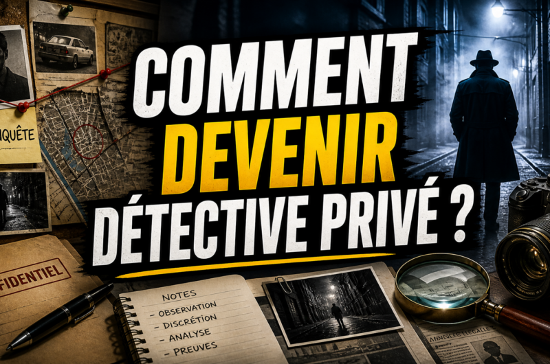 Comment devenir détective privé ?