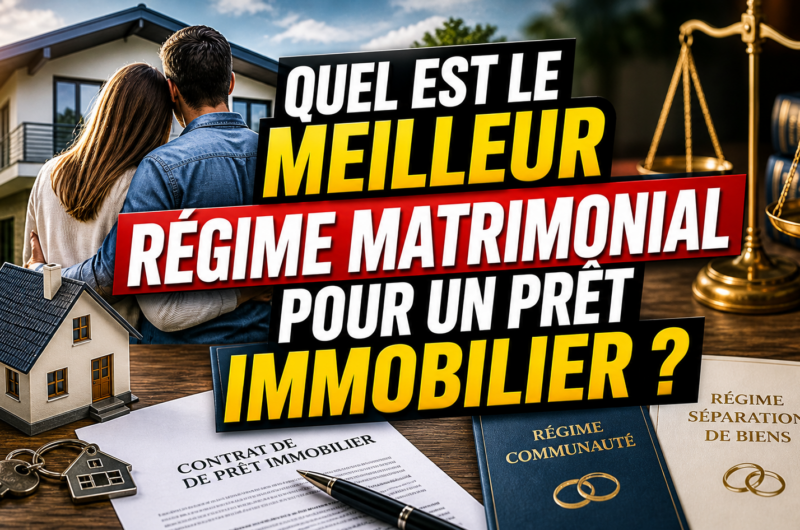 Quel est le meilleur régime matrimonial pour un prêt immobilier ?