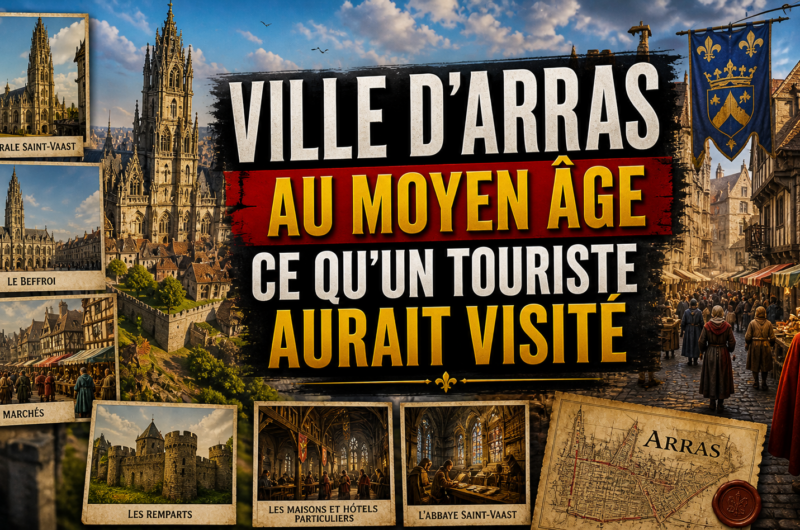 Ville d’Arras au Moyen Âge : Ce qu’un touriste aurait visité