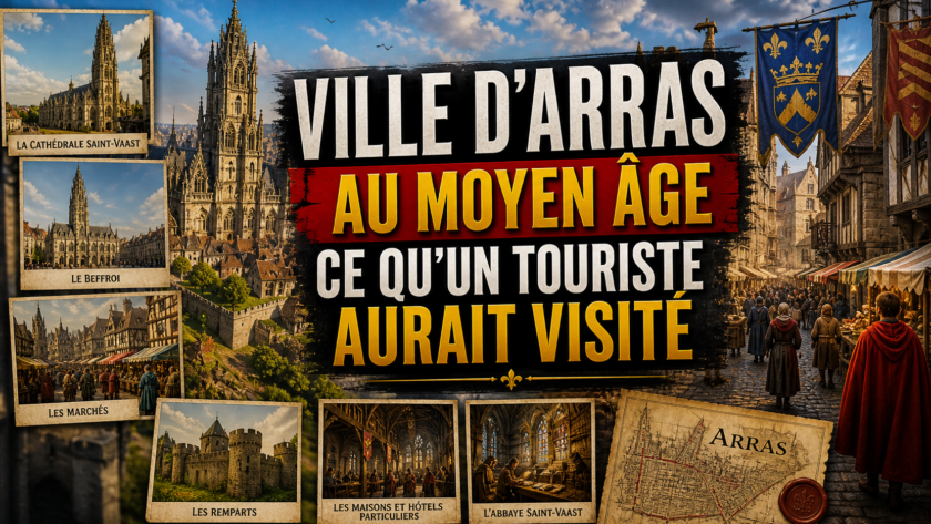 Ville d’Arras au Moyen Âge : Ce qu’un touriste aurait visité