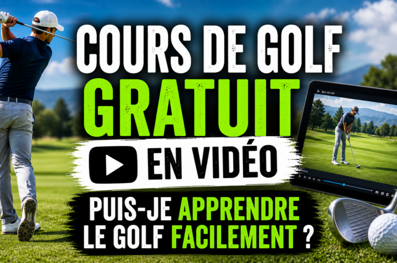 Cours de golf gratuit en vidéo : Puis-je apprendre le golf facilement ?