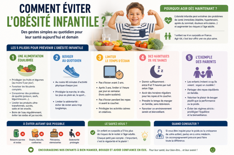 Comment éviter l’obésité infantile ?