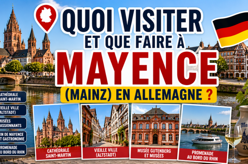 Quoi visiter et que faire à Mayence (Mainz) en Allemagne ?