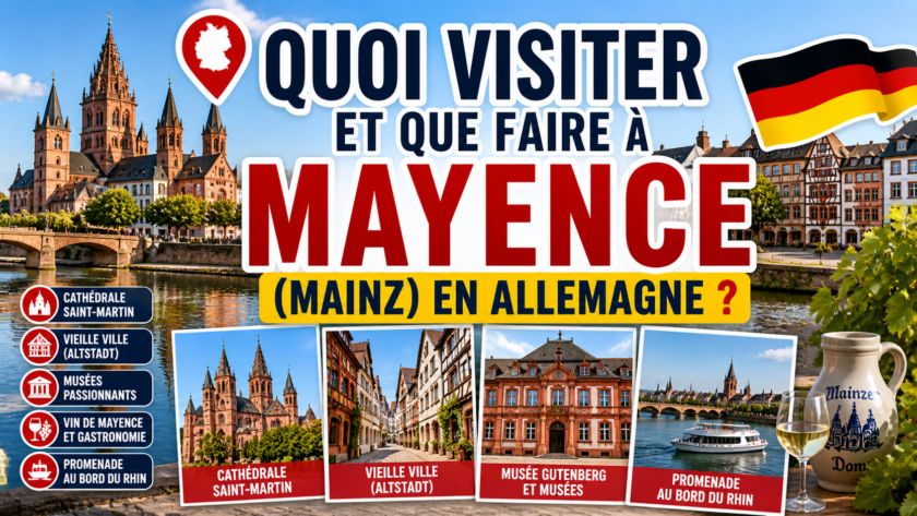 Quoi visiter et que faire à Mayence (Mainz) en Allemagne ?