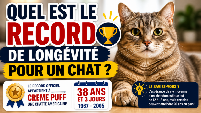 Quel est le record de longévité pour un chat ?