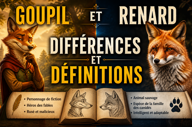 Goupil et renard : Différences et définitions