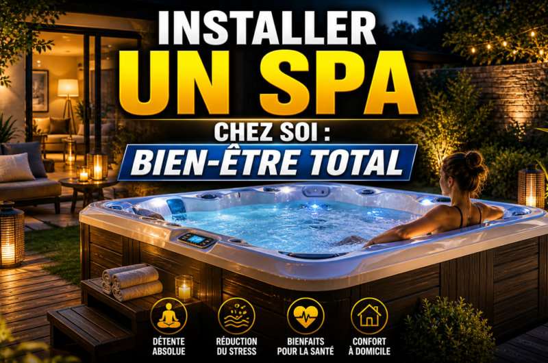 Installer un spa chez soi : bien-être total