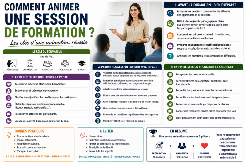 Comment animer une session de formation ?