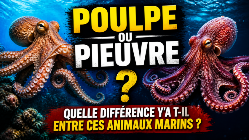 Poulpe ou pieuvre, quelle différence y’a t-il entre ces animaux marins ?