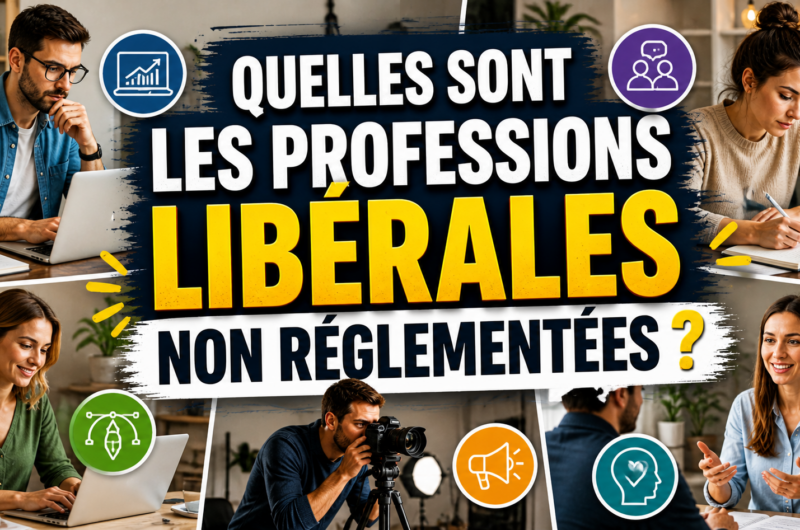 Quelles sont les professions libérales non réglementées ?