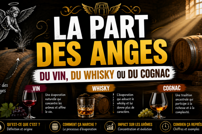 La part des anges du vin, du Whisky ou du cognac