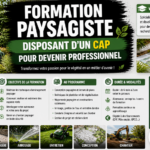 Formation paysagiste disposant d’un CAP pour devenir professionnel